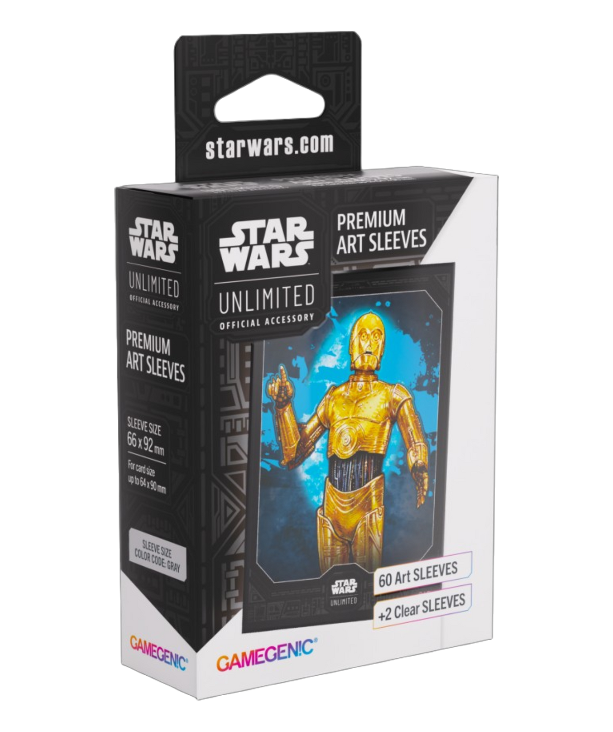 Gamegenic Sleeves Star Wars: Unlimited C - 3PO (60pcs.)