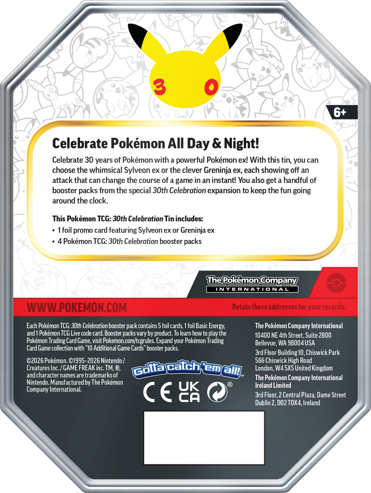 Pokémon TCG: 30th Celebration: Tin Greninja ex