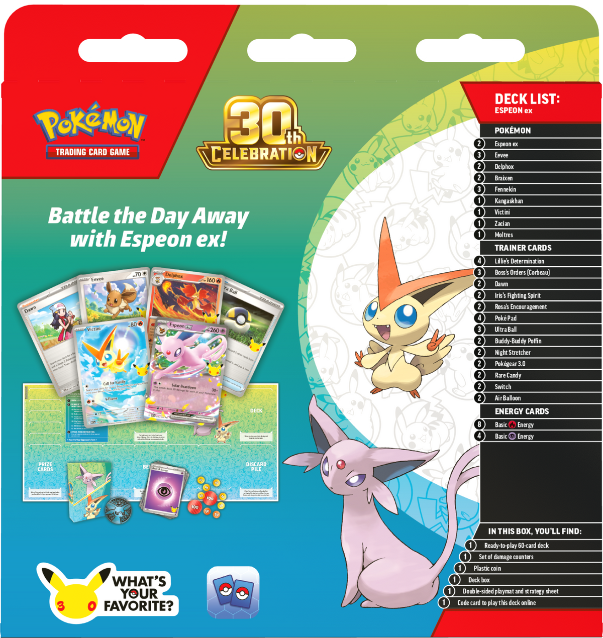 Pokémon TCG: 30th Celebration: Battle Deck - Espeon ex