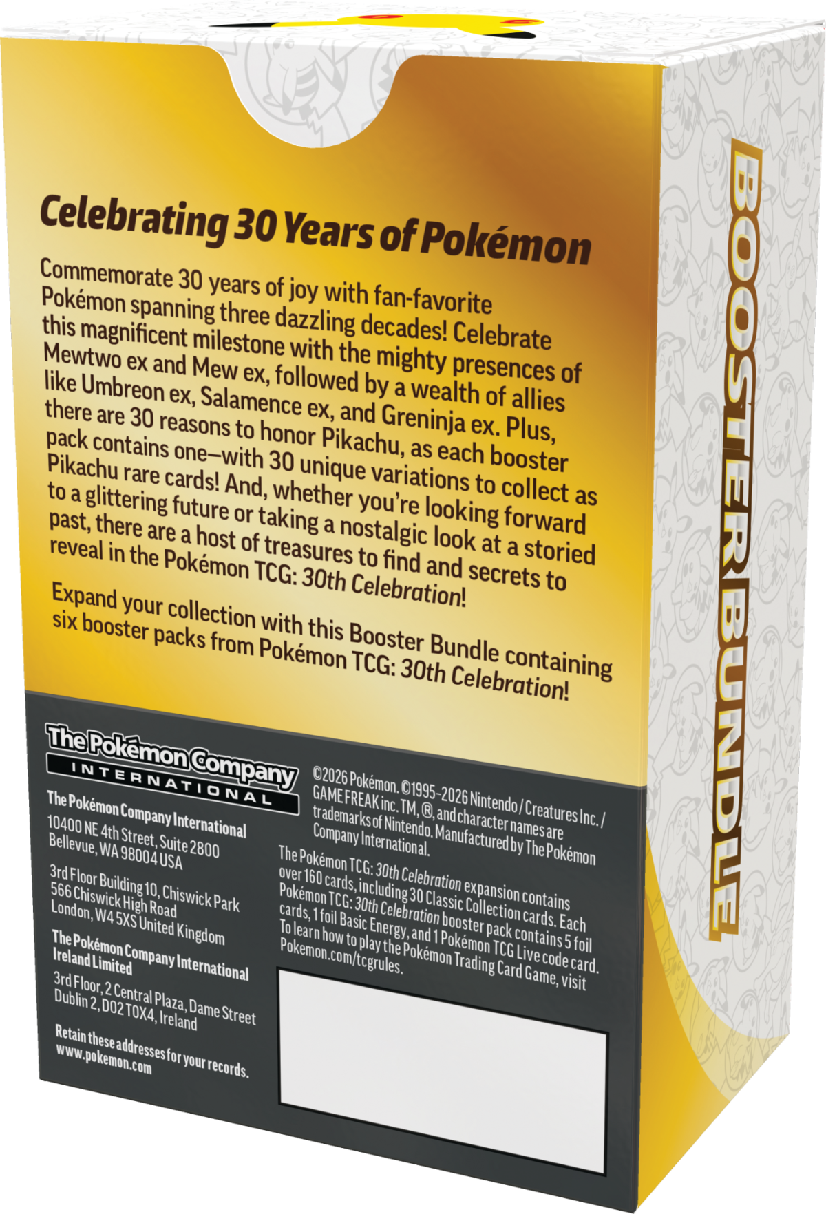 Pokémon TCG: 30th Celebration - Booster Bundle