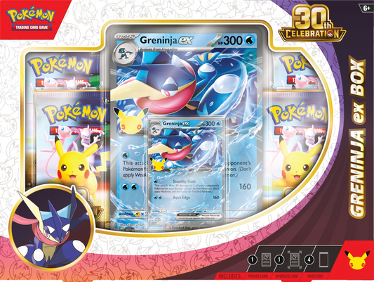 Pokémon TCG: 30th Celebration ex Box - Greninja ex