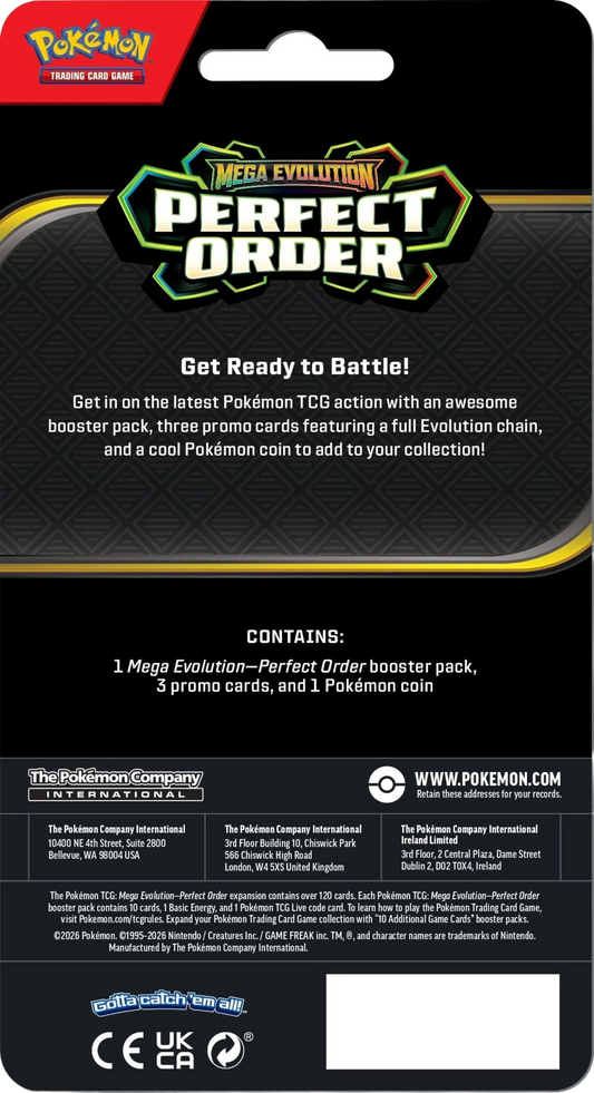 Pokémon TCG: Mega Evolution - Perfect Order - Checklane Blister - Meganium