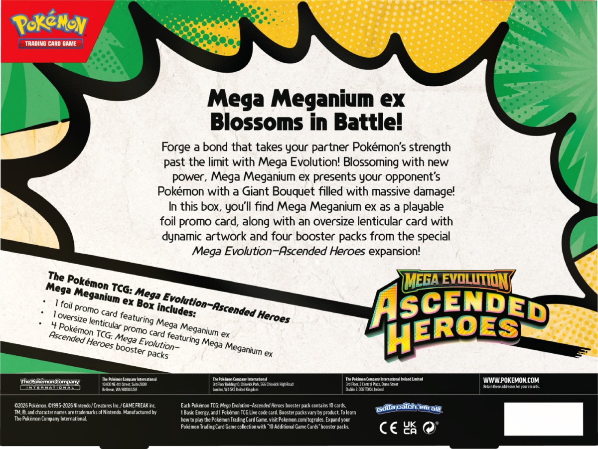 Pokémon Ascended Heroes: Mega Meganium ex Box