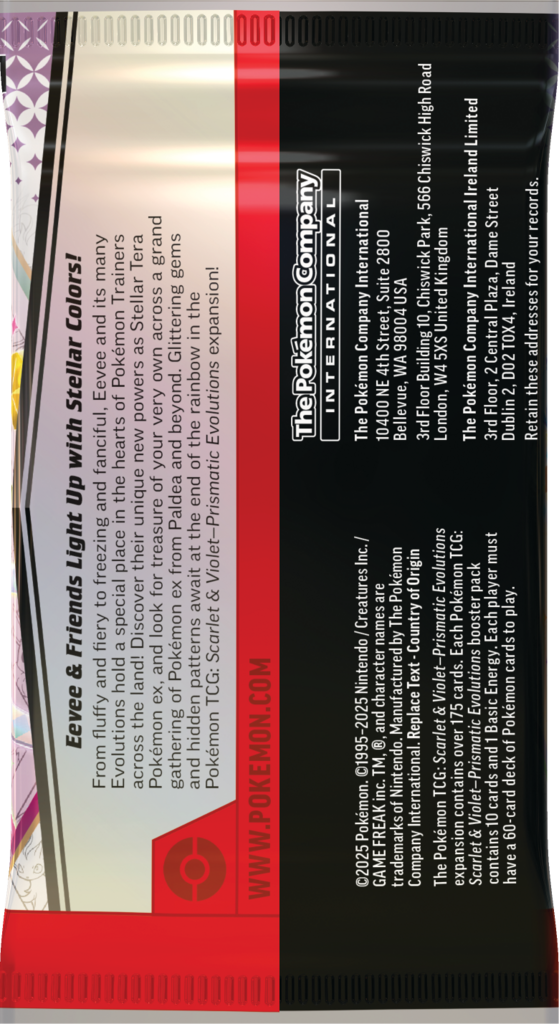 Pokémon TCG: Scarlet & Violet - Prismatic Evolutions - 6 Booster Pack Bundle
