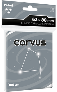 Rebel Corvus Premium Card Sleeves (63 × 88 mm)