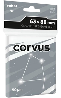 Rebel Corvus Light Card Sleeves (63 × 88 mm)
