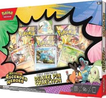 Pokémon TCG: Ascended Heroes First Partners Deluxe Pin Collection