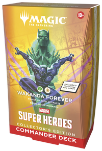 Magic the Gathering: Marvel Super Heroes Commander Deck - Wakanda Forever - Collector's Edition