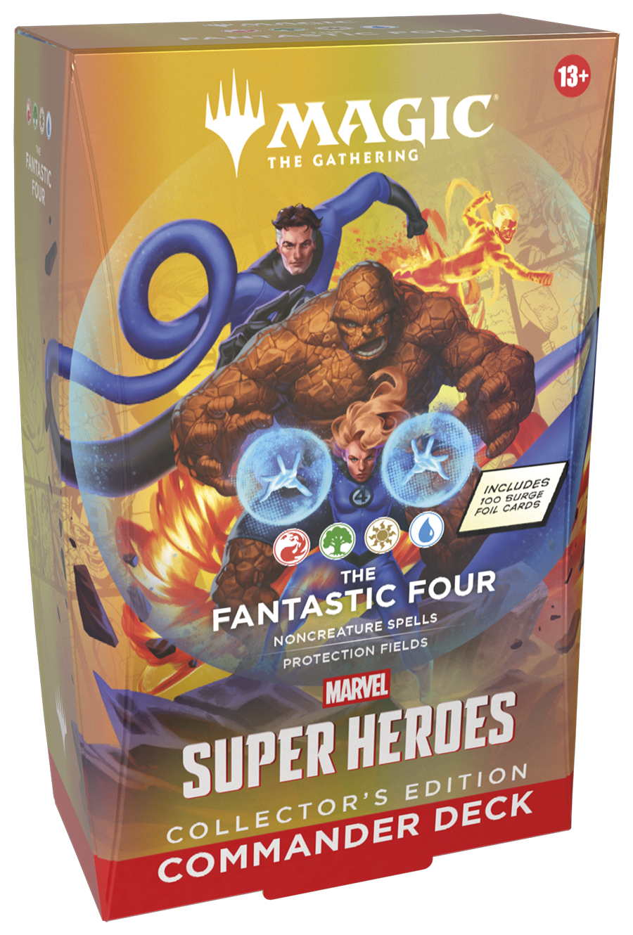 Magic the Gathering: Marvel Super Heroes Commander Deck - The Fantastic Four - Collector's Edition