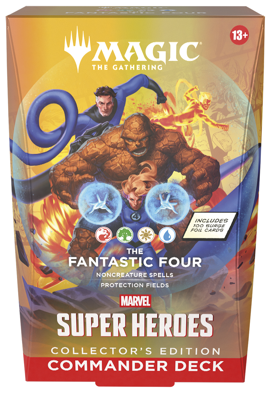Magic the Gathering: Marvel Super Heroes Commander Deck - The Fantastic Four - Collector's Edition