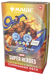 Magic the Gathering: Marvel Super Heroes Commander Deck - The Fantastic Four - Collector's Edition