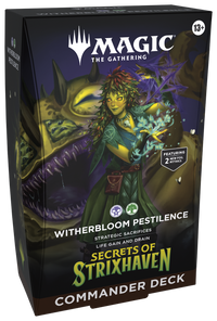 Magic the Gathering: Secrets Of Strixhaven "Witherlbloom Pestilence" Commander Deck