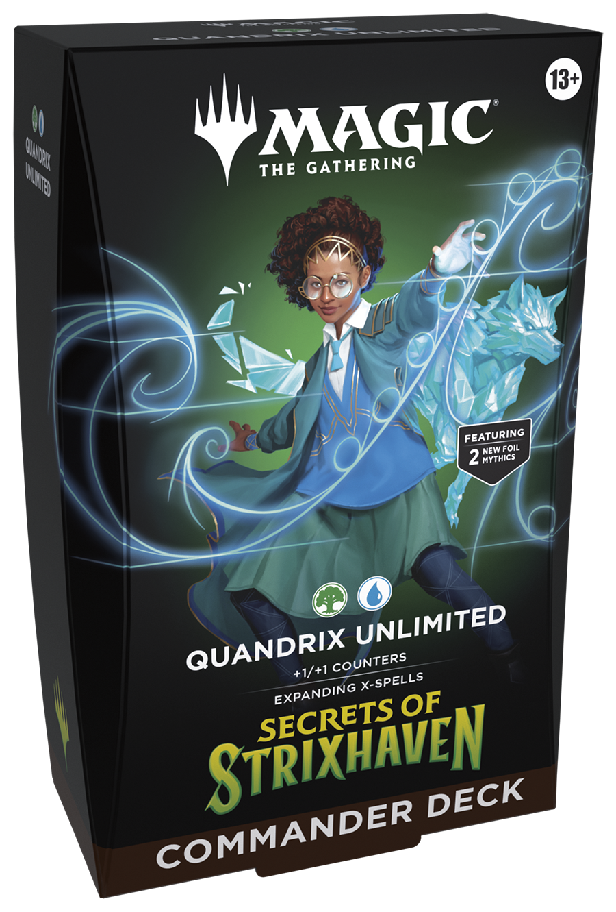 Magic the Gathering: Secrets Of Strixhaven - "Quandrix Unlimited" Commander Deck