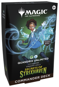 Magic the Gathering: Secrets Of Strixhaven - "Quandrix Unlimited" Commander Deck