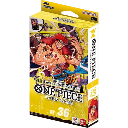 One Piece TCG: ST - 36 Starter Deck Box Yellow Eustass Captain Kid