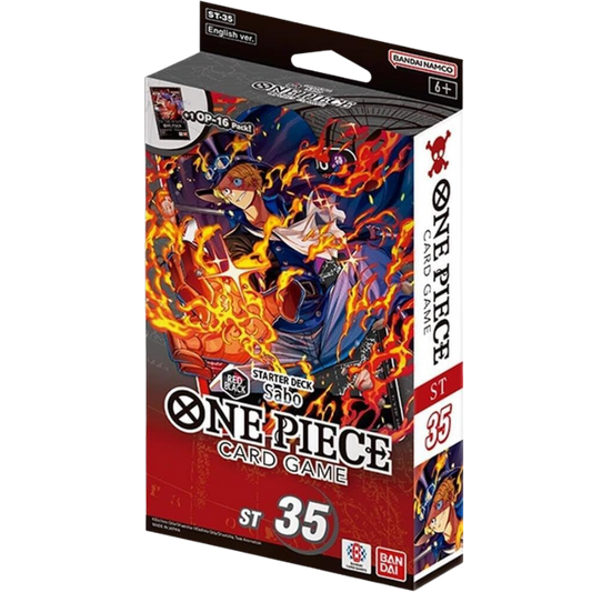One Piece TCG: ST - 35 Starter Deck Box Red Sabo