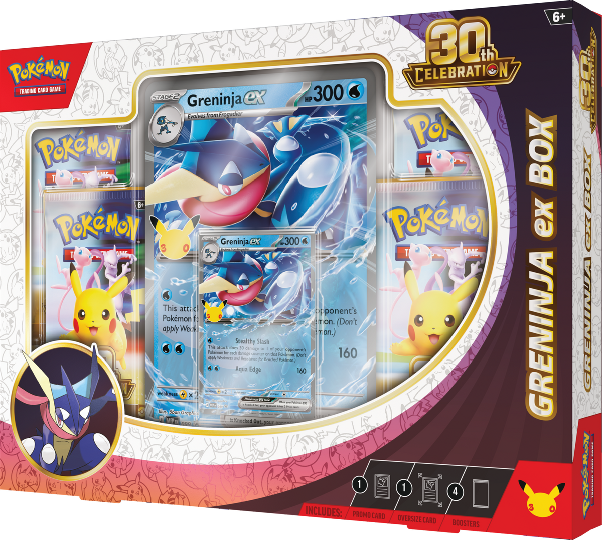 Pokémon TCG: 30th Celebration ex Box - Greninja ex