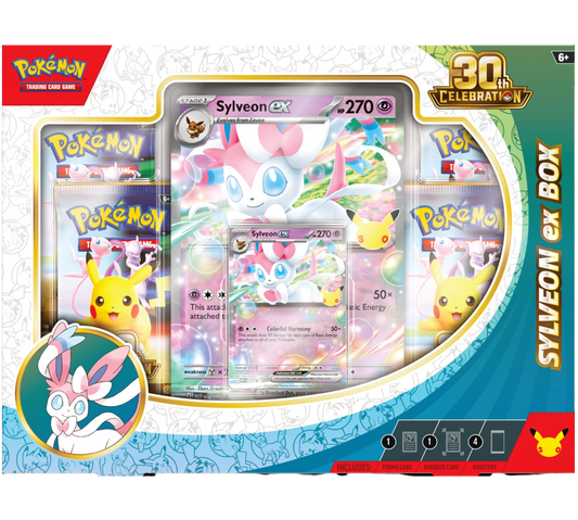 Pokémon TCG: 30th Celebration ex Box - Sylveon ex