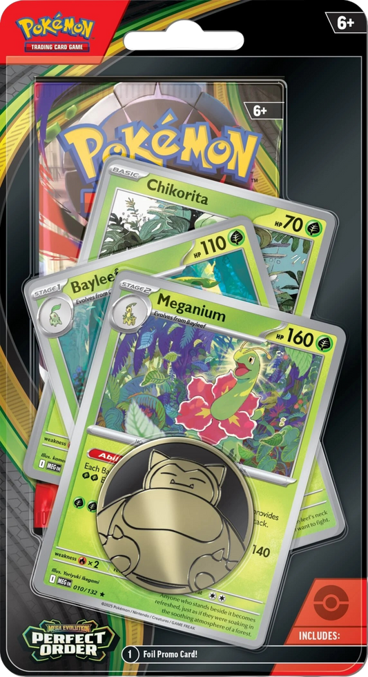 Pokémon TCG: Mega Evolution - Perfect Order - Checklane Blister - Meganium