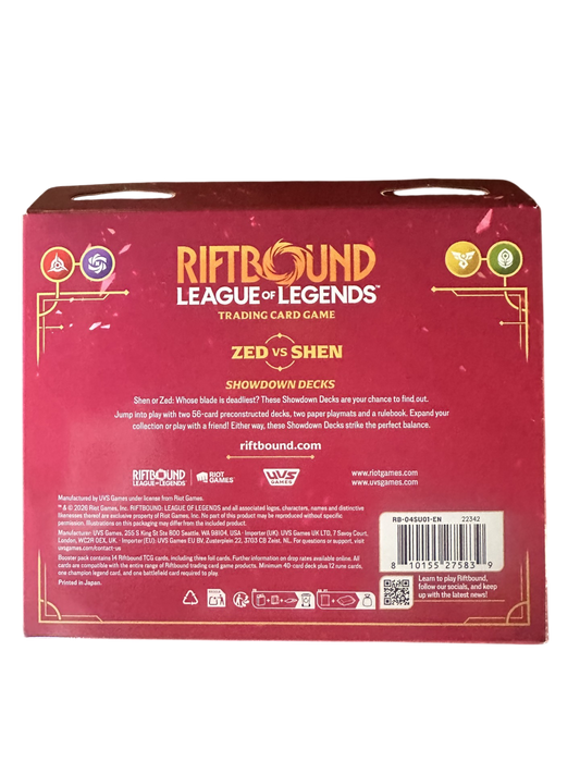 Riftbound: Vendetta - Showdown Decks: Zed vs Shen
