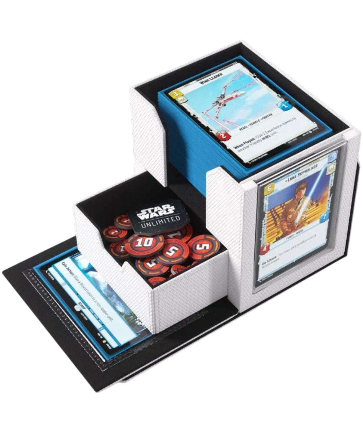 Gamegenic Star Wars: Unlimited Deck Pod White