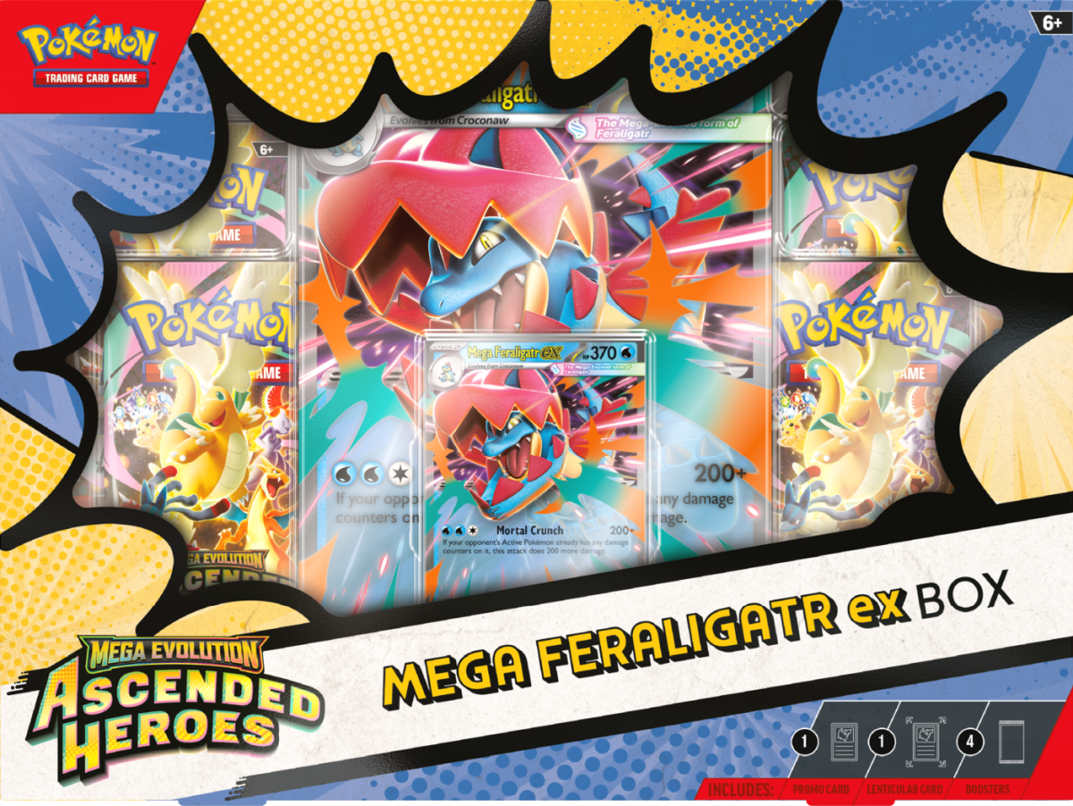Pokémon Ascended Heroes: Mega Feraligatr ex Box