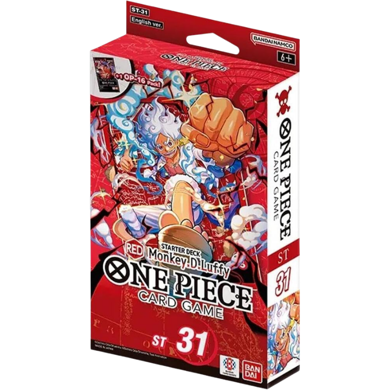One Piece TCG: ST - 31 Starter Deck Box Red Monkey D. Luffy