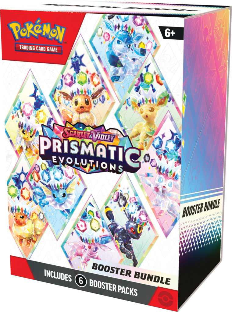 Pokémon TCG: Scarlet & Violet - Prismatic Evolutions - 6 Booster Pack Bundle