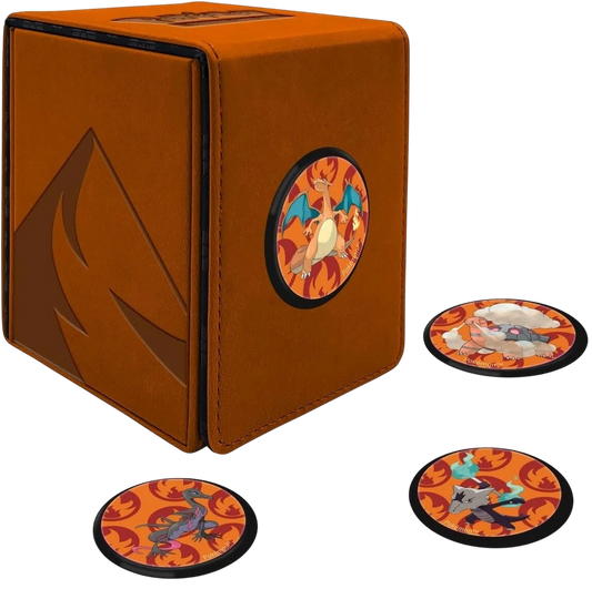 Ultra PRO Alcove Click Deck Box Pokémon Fire